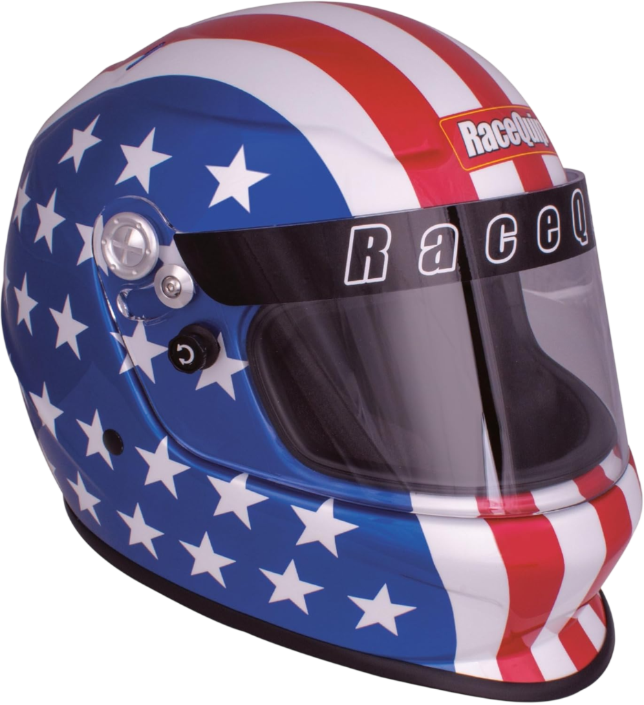Head Covering Racing RaceQuip: Auto Racing Helmets, Suits & 5-Point Harnesses